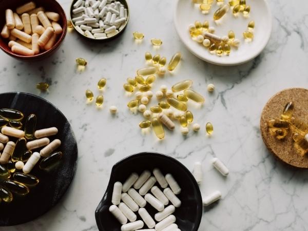 selection of supplements on a table